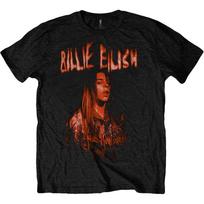 Men's Billie Eilish Spooky Logo Slim Fit T-shirt Small Black S brown