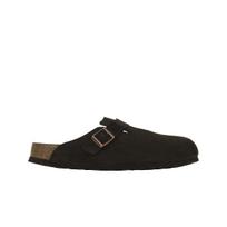 Birkenstock Boston Soft Footbed Suede Mocha Unisex Sneakers Brown 0660461 38