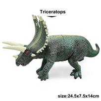 Dinosaurs World Brinquedo Savage Jurassic Indominus Rex Spinosaurus Triceratops Action Figures Collection Toy For Children Gifts gray