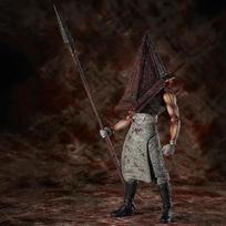 Freeing Figma Silent Hill 2 Red Pyramid Face Sp055 Articulated Action Figure Collectible Model For Adult Game Hobby Collectors black