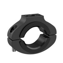 Bike Motorcycle Handlebar Phone Holder Clamp One-Hand Operation Flashlight Stand for Outdoor Riding Cycling A black