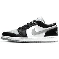 Air Jordan 1 Low Smoke Grey Unisex Sneakers Black Light-Smoke-Grey White 553558-039 45 black