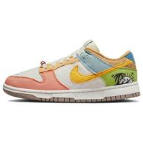Nike Dunk Low SE Sun Club Moteriški sportbačiai Baltas Burės Šviesiai Raudonasis Šaknis DQ0265-100 40 beige