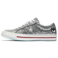 Chiara Ferragni x Converse  One Star Ox Silver Glacier Blue Women Sneakers White 562025C 41.5 gray