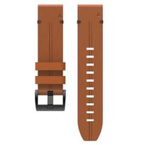 QuickFit 22mm 26mm Leather Strap For Garmin Fenix 7X 7 6X 6 Pro 5X Plus/EPIX/Tactix Delta Watch Band Watchband Accessories QuickFit 26mm ruda
