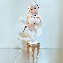 NEW 1/6 OMAHA Figure Bonita Mo:OKU 26cm Anime Girl PVC Action Figure Plaything Game Statue Adult Set Model Doll Present No Reatail Box white