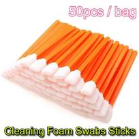 Solvent Cleaning Sponge Swab Printer Cotton Foam Swabs Toner Cleaner DTF Clean Printhead Heads Cleaning Rod Bud Stick Kits Tool red