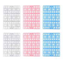 Pet Enclosure Floor Mat Ventilated Grids Design Washable Foot Pad For Chinchillas Rabbits Small Animal Habitat 6PCS 1