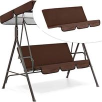 150x50x10cm Patio Swing Cushion Cover, Weatherproof Swing Seat Replacement smėlis