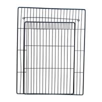 Pets Playpen Door Iron Wire Protector Dog Barrier Small Animals Cage DIY Wire Fence for Hamster Puppy Kitten Guardrail balta