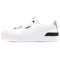 PUMA Carina Lift Laisvalaikio batai moterims, baltos/juodos spalvos 382504-01 36 white