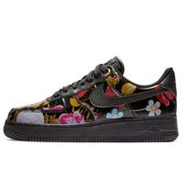 Nike Air Force 1 Low Black Floral Women's AO1017-002 36.5