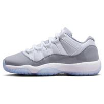 Air Jordan 11 Retro Low GS Cement Grey Vaikams Sportbačiai Balti University-Blue 528896-140 36 gray