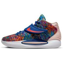 Nike KD 14 Psychedelic Men Sneakers Blue Deep-Royal-Blue Coconut-Milk CW3935-400 41 blue