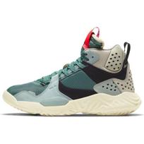 Air Jordan Delta Mid Hasta Unisex Sneakers Green Bright-Crimson Light-Pumice DC2130-300 42 gray