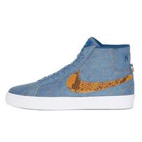 Supreme x Nike Zoom Blazer Mid QS SB Džinsiniai Unisex Kedai Mėlyni Industrial-Blue Juodi DX8421-400 43 gray