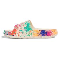 Adidas Adilette 22 šlepetės Smėlio spalvos Strata Dažų taškeliai Unisex sportbačiai Kreminės Semi-Solar-Yellow IF1439 39 beige