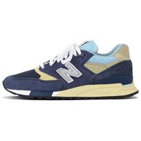 Teddy Santis x New Balance 998 Pagaminti JAV Tamsiai mėlyni Chromo mėlyni Unisex sportbačiai U998CB 42 beige