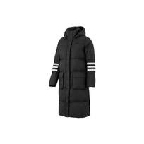 Adidas Neo Ilgas Dygsniuotas Striukė su Gobtuvu Žieminė Moteriška Viršutinė Apranga Juoda H18619 L black