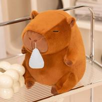 Snot Capybara Capybara Plush Toy Pillow Doll New Product 33cm 0.19kg orange