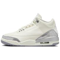Air Jordan 3 Retro Sail Metallic Silver Moteriški sportbačiai Cream Cement-Grey CK9246-100 35.5