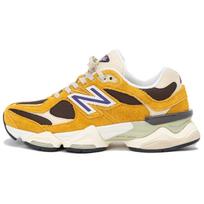 New Balance Vyriški 9060 sviestiniai Unisex sportbačiai Geltoni Tamsiai grybų spalvos Concord-Vynuogių U9060SRB 37.5