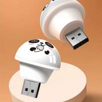 Usb Panda Dirbtinis Išmanusis Balsu Valdomas Naktinis Šviestuvas Prie Lovos Kempingui Kištukinis Naudojimas LED Vidaus Miego Šviesos