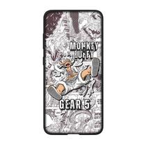 for Samsung Galaxy S25 S24 S23 S22 Ultra FE Plus A37 A57 A56 A55 A06 A16 A15 A36 A26 A35 A05 A25 A54 A34 Phone Case Luffy Gear 5 One Piece Anime Cover for iPhone SE 2022 aero