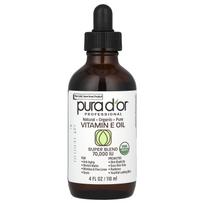 Pura D'or, Profesionalus, Vitamino E aliejus, 70 000 TV, 4 fl oz (118 ml)