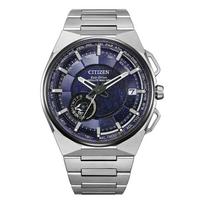 CITIZEN Šviesos energija varomas kvarcinis mechanizmas Metalinis titano dirželis Laikrodis Vyriški laikrodžiai Tamsiai mėlynas laikrodžio ciferblatas CC3097-52L CC3097-52L gray