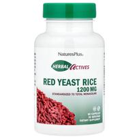 NaturesPlus Herb Active Red Yeast Rice 600mg Veggie Capsules, 60 Count 60 pcs - 1 ea
