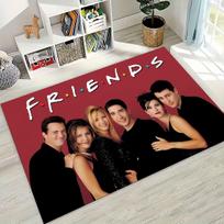 Classic Friends Central Perk Sign TV Rug for Bedroom Living Room Sofa Home Doormat Decor, Large Kids Play Non-slip Floor Mat 40x60cm( 15x23in ) brown