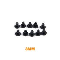 10pcs Silicone Rubber Snap-on Hole Plug 2.5-14mm Blanking End Caps Seal Stopper