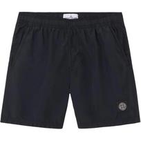Stone Island Logo Patch Elastic Waist Three-Quarter Casual Shorts Men shorts L1S15B100B09S0046-V0029 L