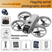 X228 VR akiniai Dronas 8K HD Optinio srauto Laiko galva Besikryptis režimas Sraigtasparnis 360° Apvertimas Kvadrokopteris Žaislai Mini Dronas Vaikui Žaislinės Dovanos 1 battery pilka
