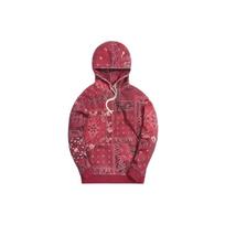 KITH Deconstructed Bandana Williams Iii Hoodie KH2652-608 S raudona