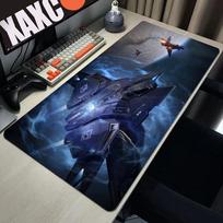 Star Citizen Mouse Pad Xxl Computer Mat 900x300x3mm Gaming Mousepad Large Colourful Padmouse Keyboard Games Pc Gamer Desk 30cmx60cm(11.8x23.6inch) gray