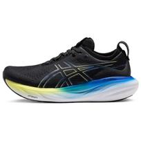 Asics Gel Nimbus 25 Wide Juodi Švytintys Geltoni Vyriški Sportbačiai 1011B625-004 40 black