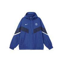 Nike Striukė su gobtuvu su užtrauktuku su prekės ženklo logotipo spausdinimu ilgomis rankovėmis Vyriški viršutiniai drabužiai Vintažinės mėlynos spalvos DN3081-417 S blue
