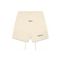 Fear of God Essentials SS20 Sweat Shorts With Logo Drawstring And Plain Mid-Waist Men Bottoms Buttercream Cream FOG-SS20-285 XS