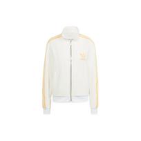 Adidas Originals Zip Stripe Logo Spausdinimo Striukė Moteriška Viršutinė Apranga Off-White IT9875 XS beige