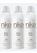 Dezodorantų rinkinys moterims Nike 5th Element 200 ml, 3 vnt.