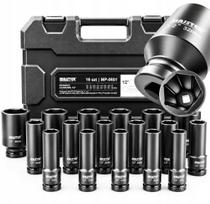 Smūginės galvutės, 1/2", ilgos ir trumpos, 16 vnt., MP0601
