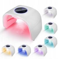 Stovimoji LED lempa SteamGlow 2v1 su garintuvu, 7 spalvų šviesa, plaukų augimui