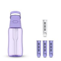 Vandens filtruojantis butelis 0,5 l Dafi SOLID Lavender su 4 filtrais