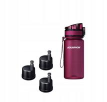 Vandens filtruojantis butelis Aquaphor City 0,35 l su 3 filtrais, burgundiškas