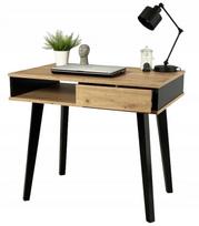 Rašomasis stalas Rumba II loft oak artisan juodas