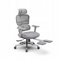 Biuro kėdė su ergonomine pakoja Spacetronik, pilka, 136 kg