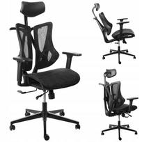 Ergonominė žaidimų biuro kėdė, reguliuojama, sukama