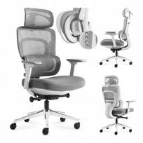 Biuro kėdė Mark Adler ergonominė su masažu, pilka